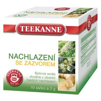 Teekanne Nachlazení se zázvorem bylinný čaj porcovaný 10x2 g