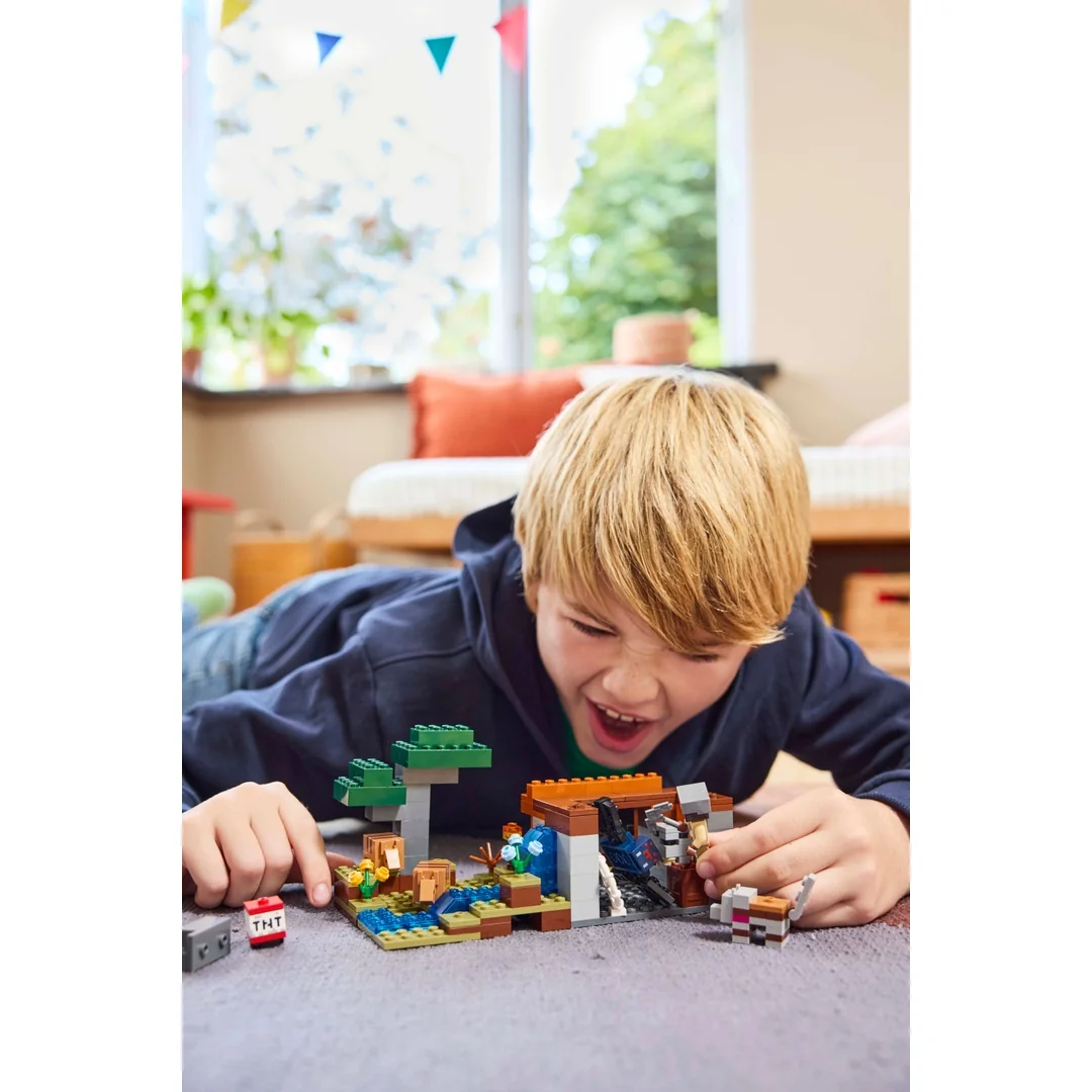 LEGO® Minecraft® 21269 Výprava do dolu a pásovec