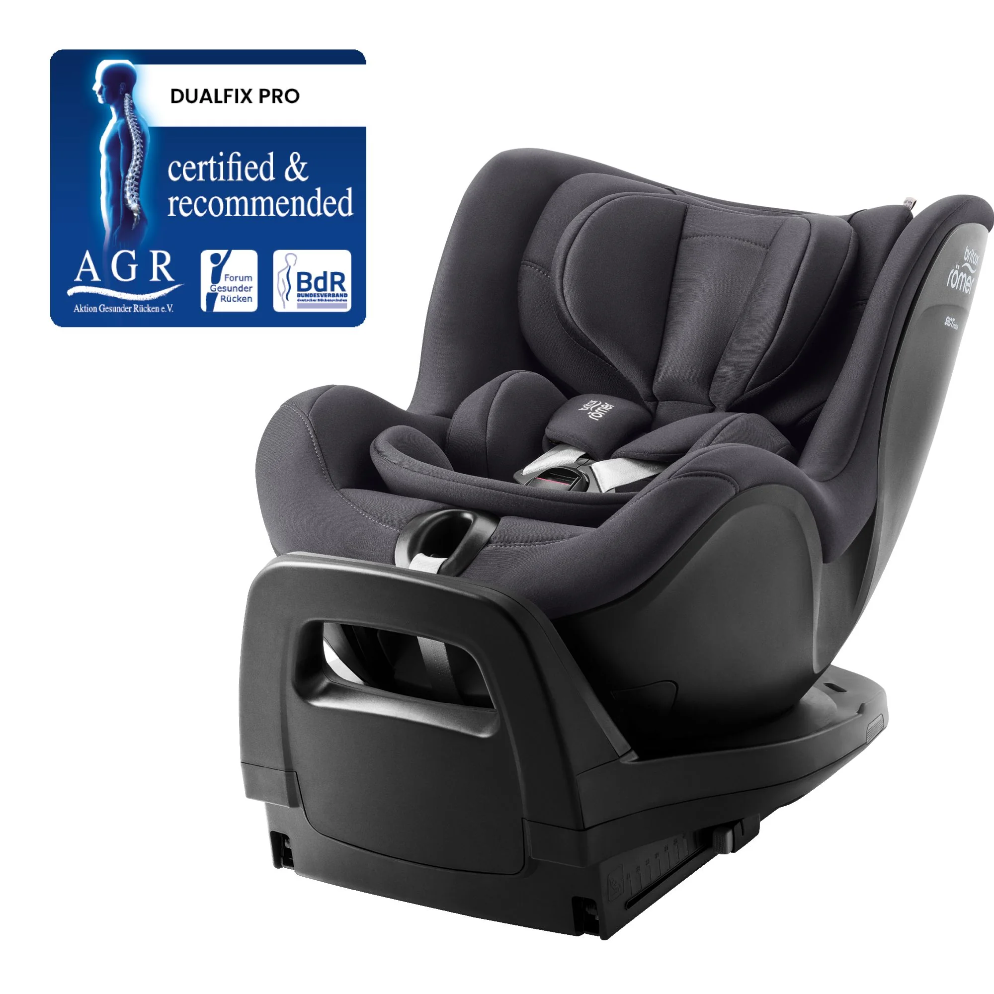 Britax Römer Autosedačka Dualfix Pro Classic, Deep Grey 2