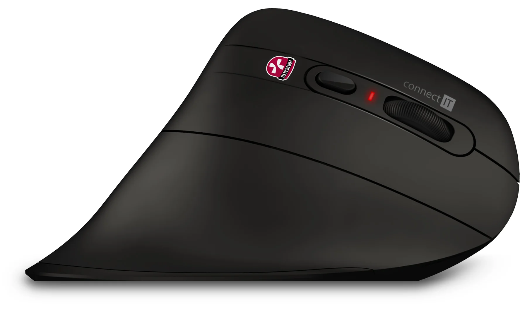 Connect IT For Health Ergonomická vertikální myš bezdrátová černá