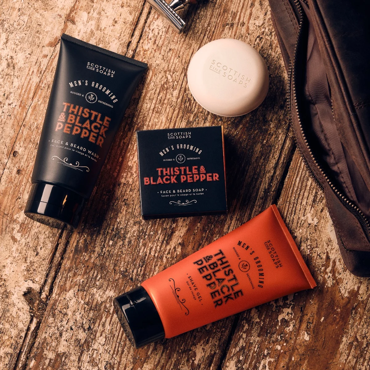 Scottish Fine Soaps Tuhé mýdlo na pleť a vousy 100 g