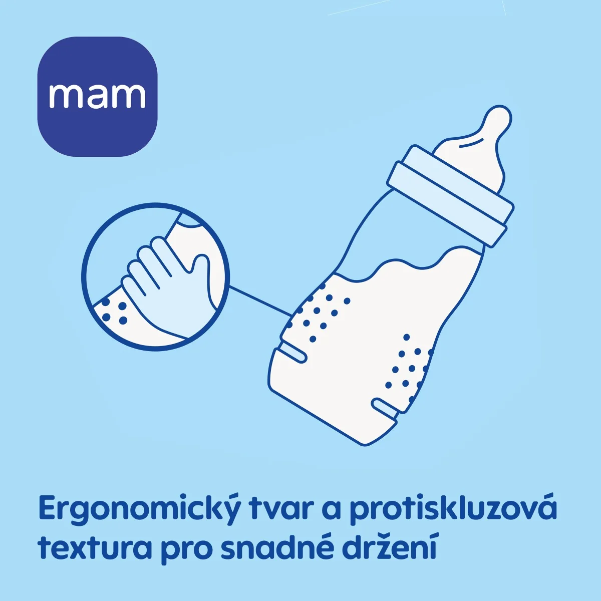 MAM Láhev Baby Bottle 330 ml 1 ks modrá