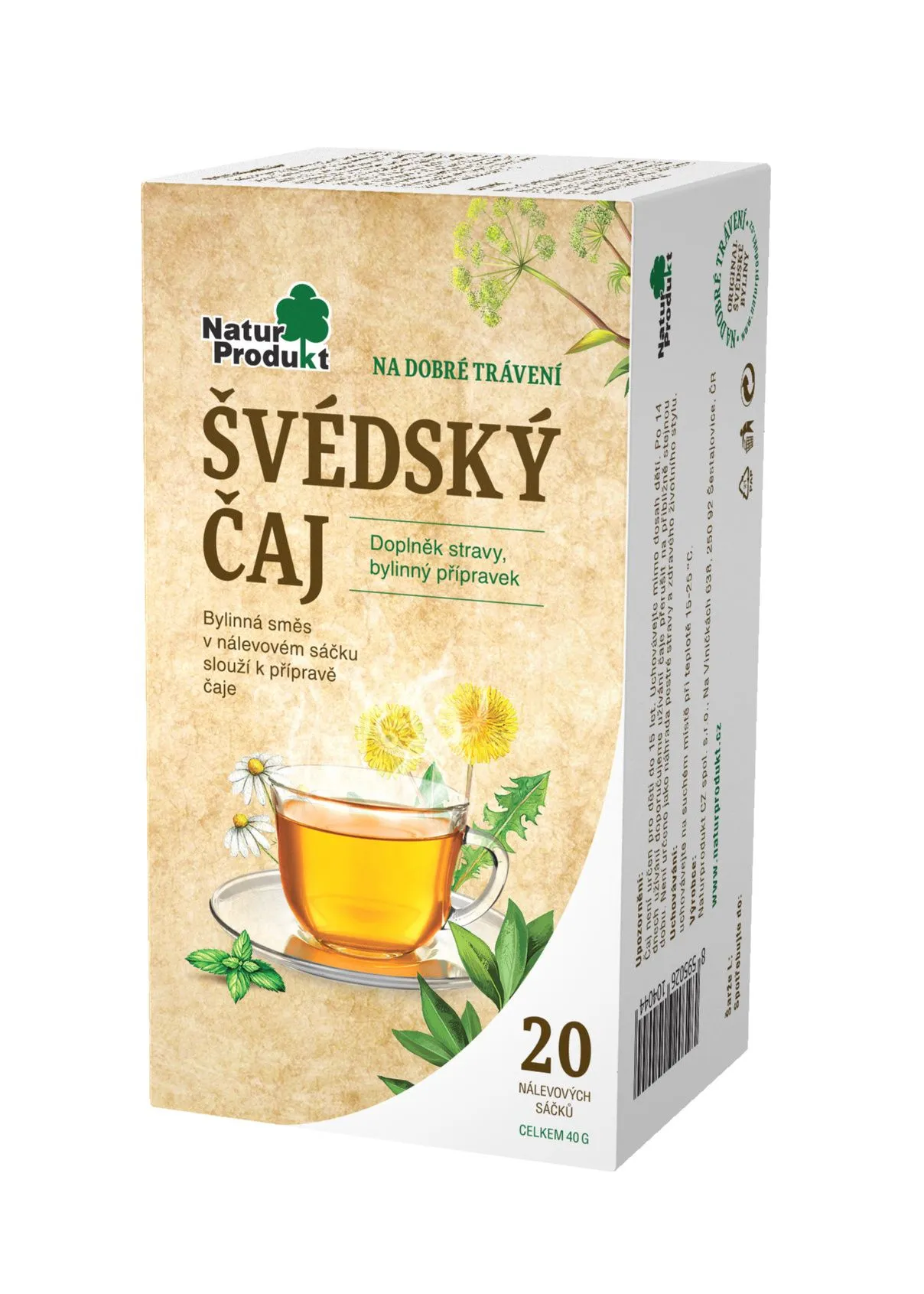 Naturprodukt Švédský čaj