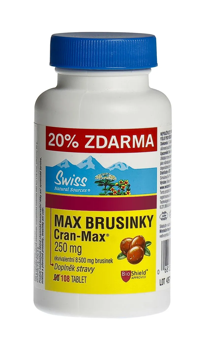 Swiss Max Brusinky Cran-Max 8500 mg 90+18 tablet