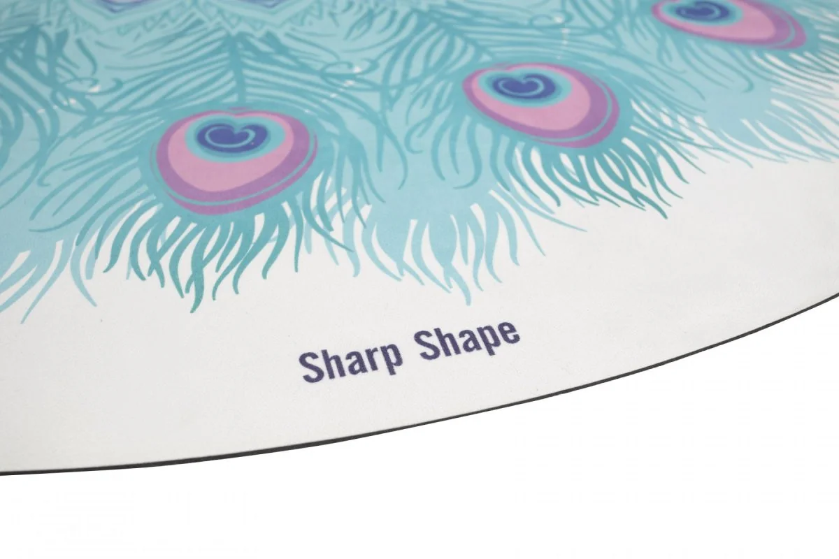 SharpShape Kruhová podložka na jógu Peacock 