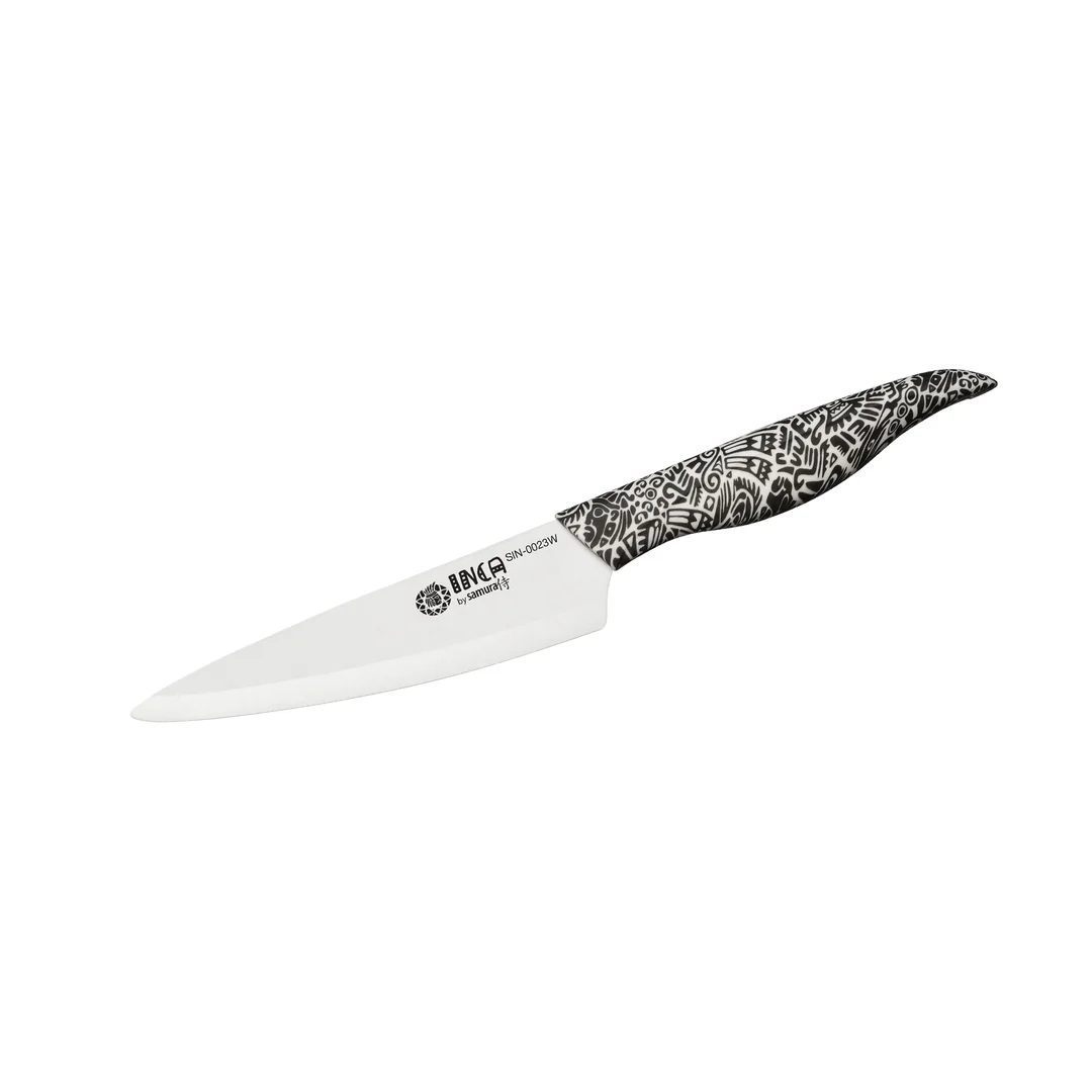 Samura INCA Univerzální keramický nůž 15,5 cm s čepelí z bílé zirkonie (SIN-023W)