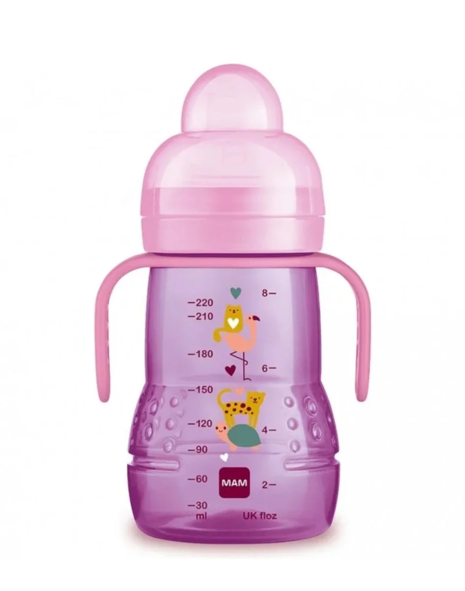 MAM Hrnek Trainer+ Night 4m+ 220 ml 1 ks fialový