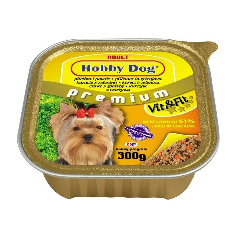 Hobby Dog Kuřecí se zeleninou konzerva 300 g
