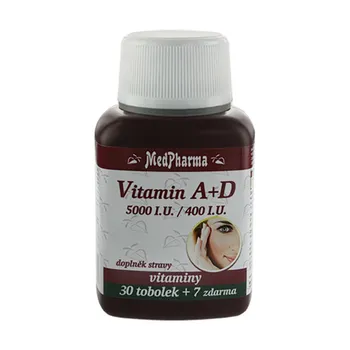 Medpharma Vitamín A+D 5000 I.U./400 I.U. 37 tobolek
