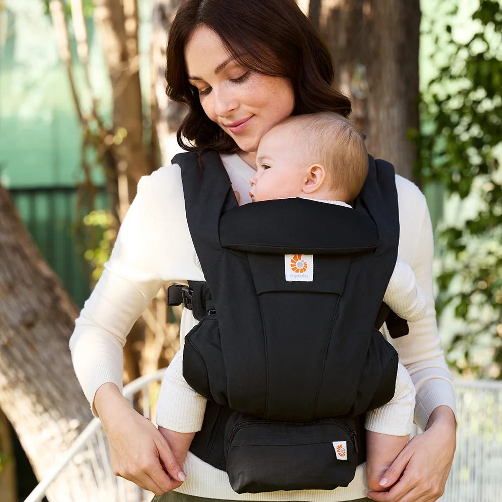 Ergobaby OMNI DELUXE Cotton nosítko Onyx Black
