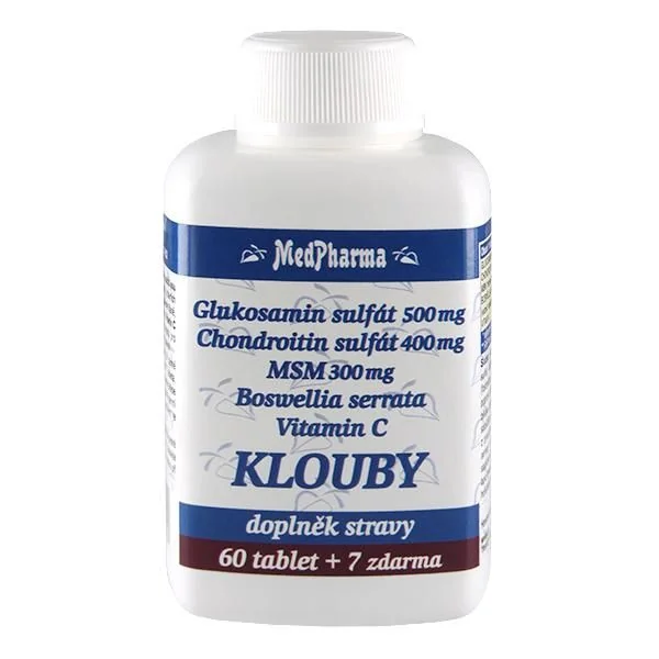 Medpharma Glukosamin + chondroitin + MSM 67 tablet