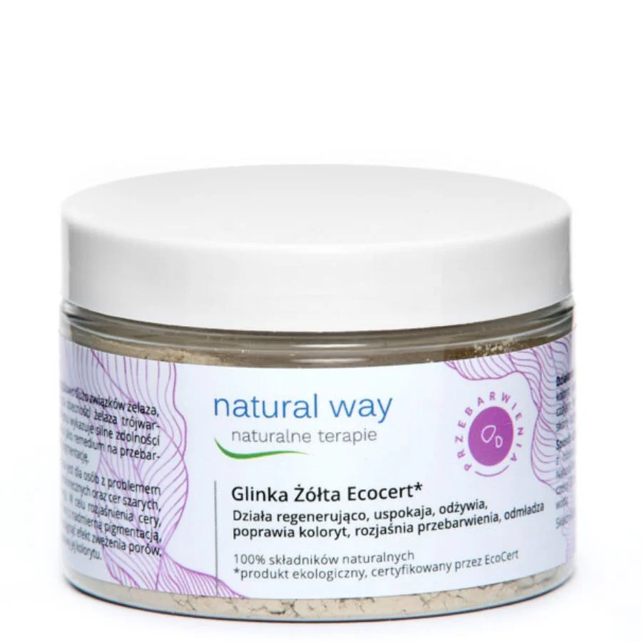 Natural Way Žlutý jíl Ecocert na pigmentové skvrny 100 g