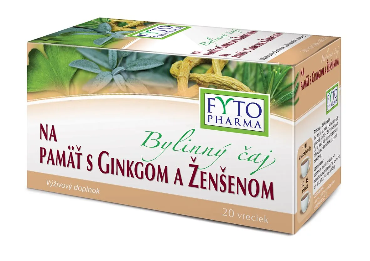 Fytopharma Bylinný čaj na dobrou paměť 20x1,25 g
