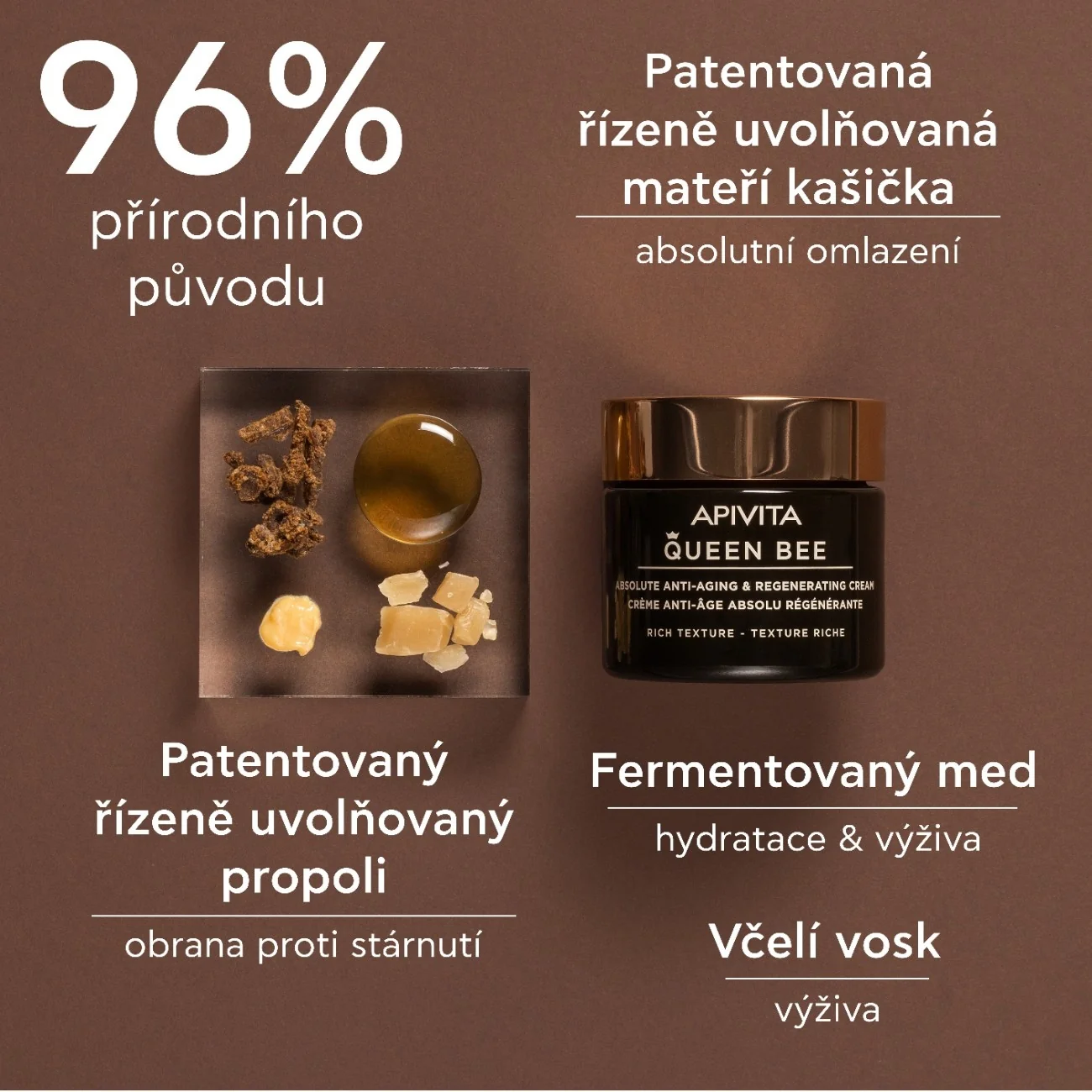 APIVITA Queen Bee regenerační krém proti stárnutí 50 ml