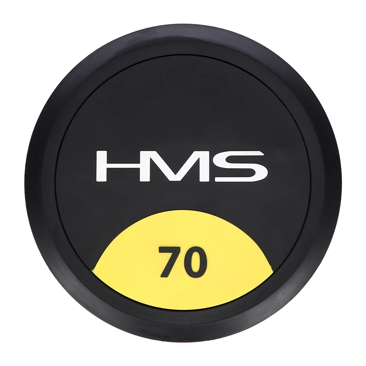 HMS Pogumovaná jednoruční činka HG PRO - 70kg