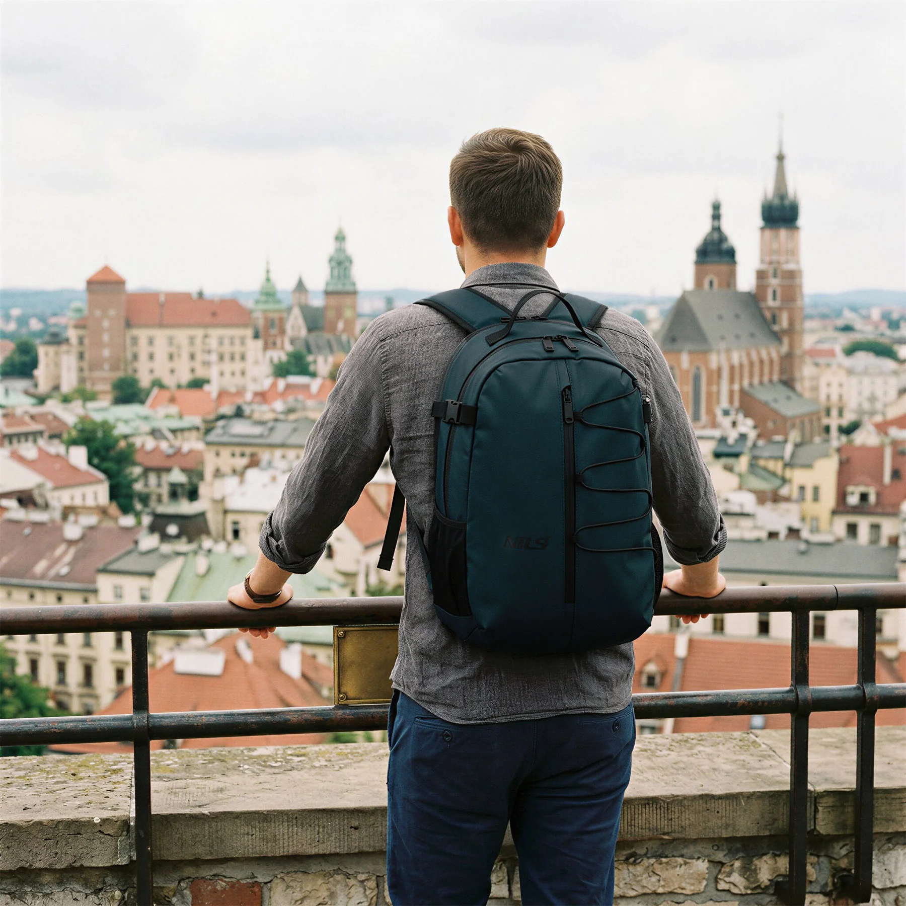 Nils Cestovní batoh na notebook NC4501 modrý