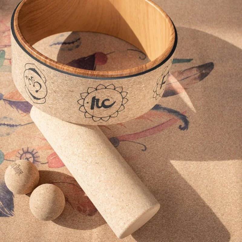 SharpShape Cork yoga WHEEL MANTRA