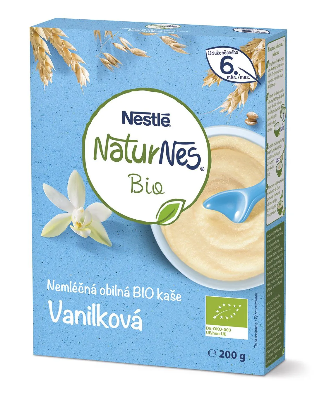 Nestlé BIO Nemléčná kaše vanilková 200 g