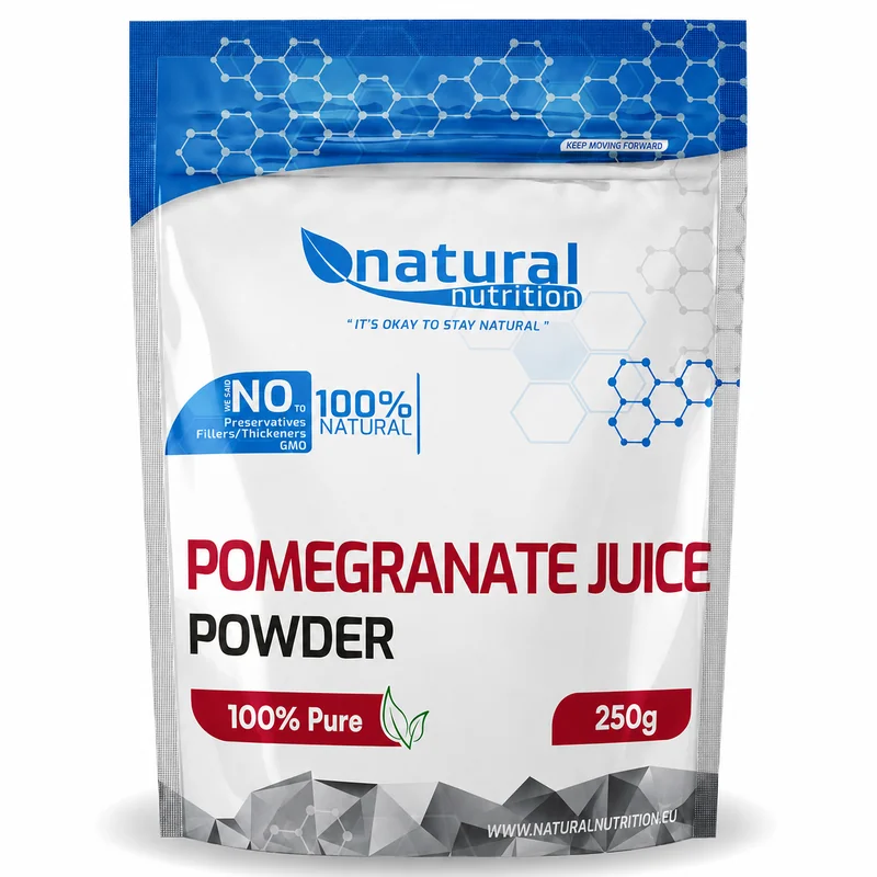 Natural Nutrition Prášek ze šťávy z granátového jablka 250g