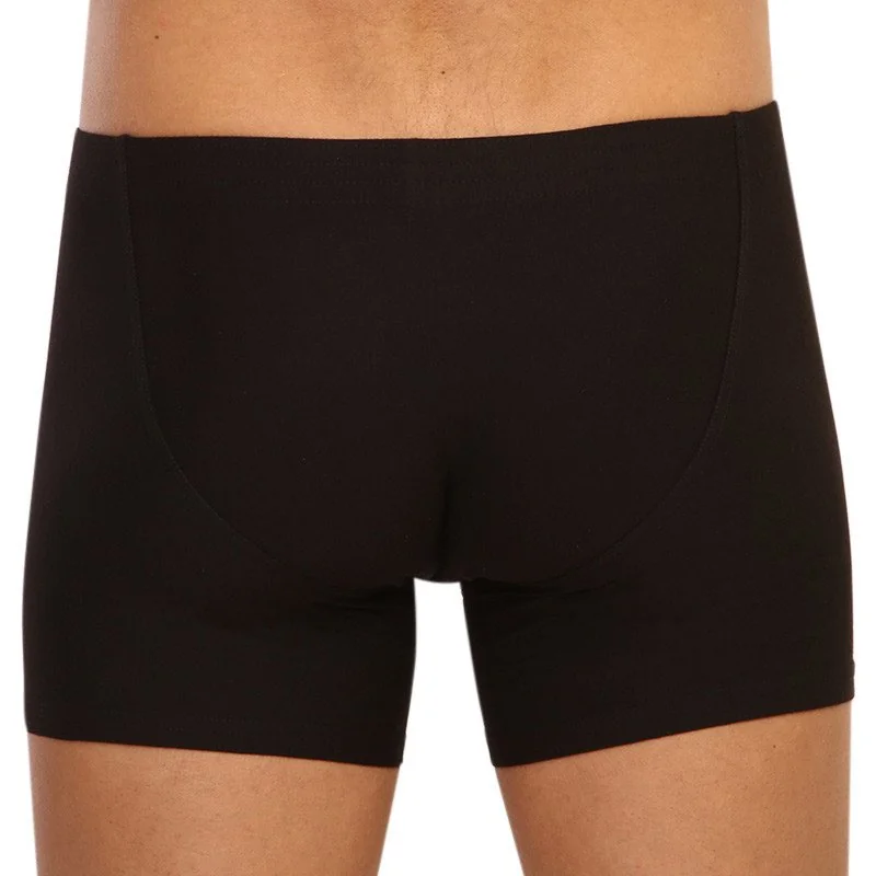 Styx Pánské boxerky long klasická guma černé (F962) S