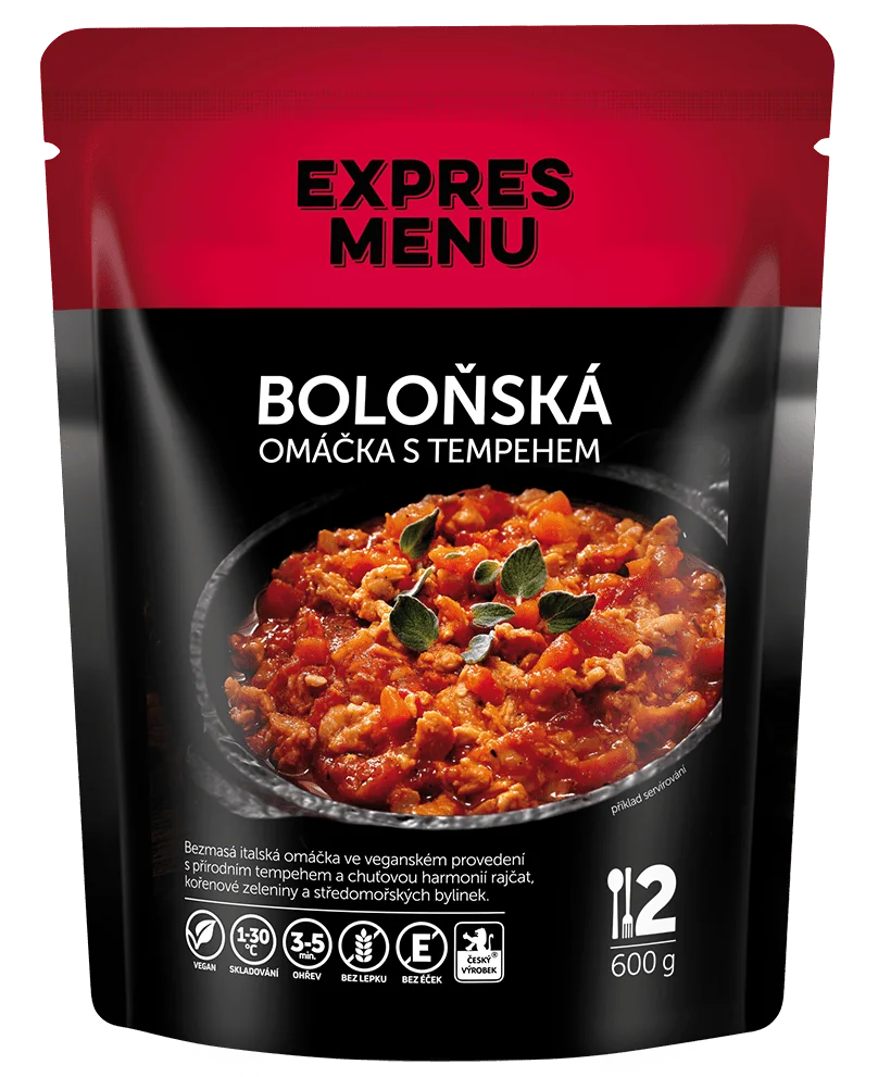 EXPRES MENU Boloňská omáčka s tempehem 600 g (2 porce)