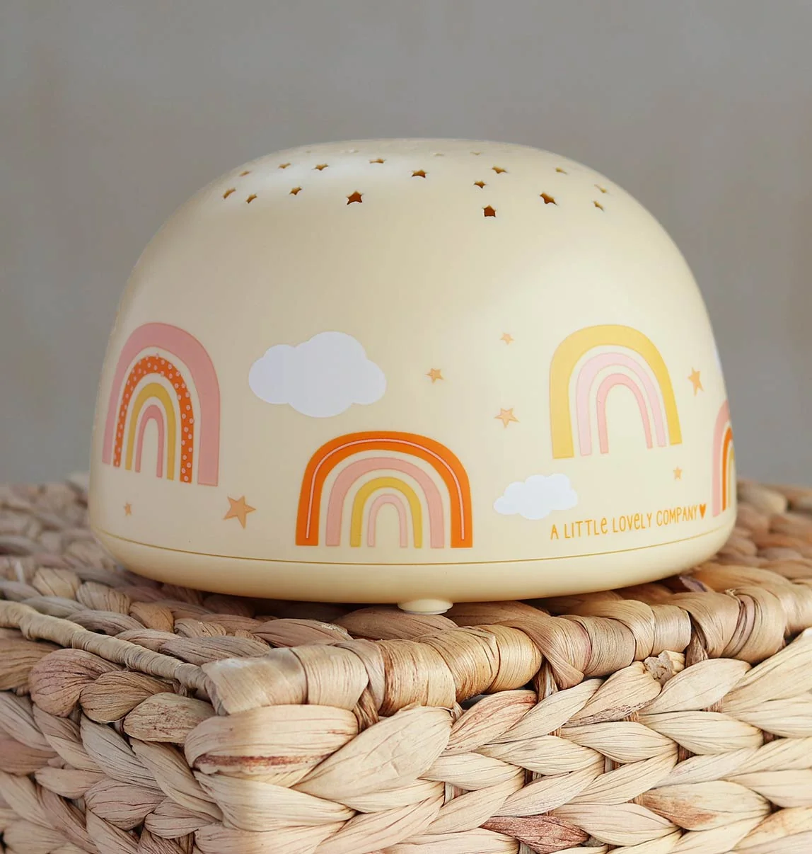 A Little Lovely Company lampa s projektorem - duha