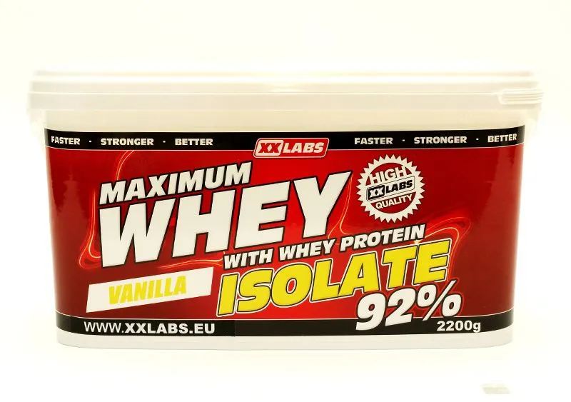 Xxlabs Maximum Whey Protein Isolate 92 vanilka 2200 g