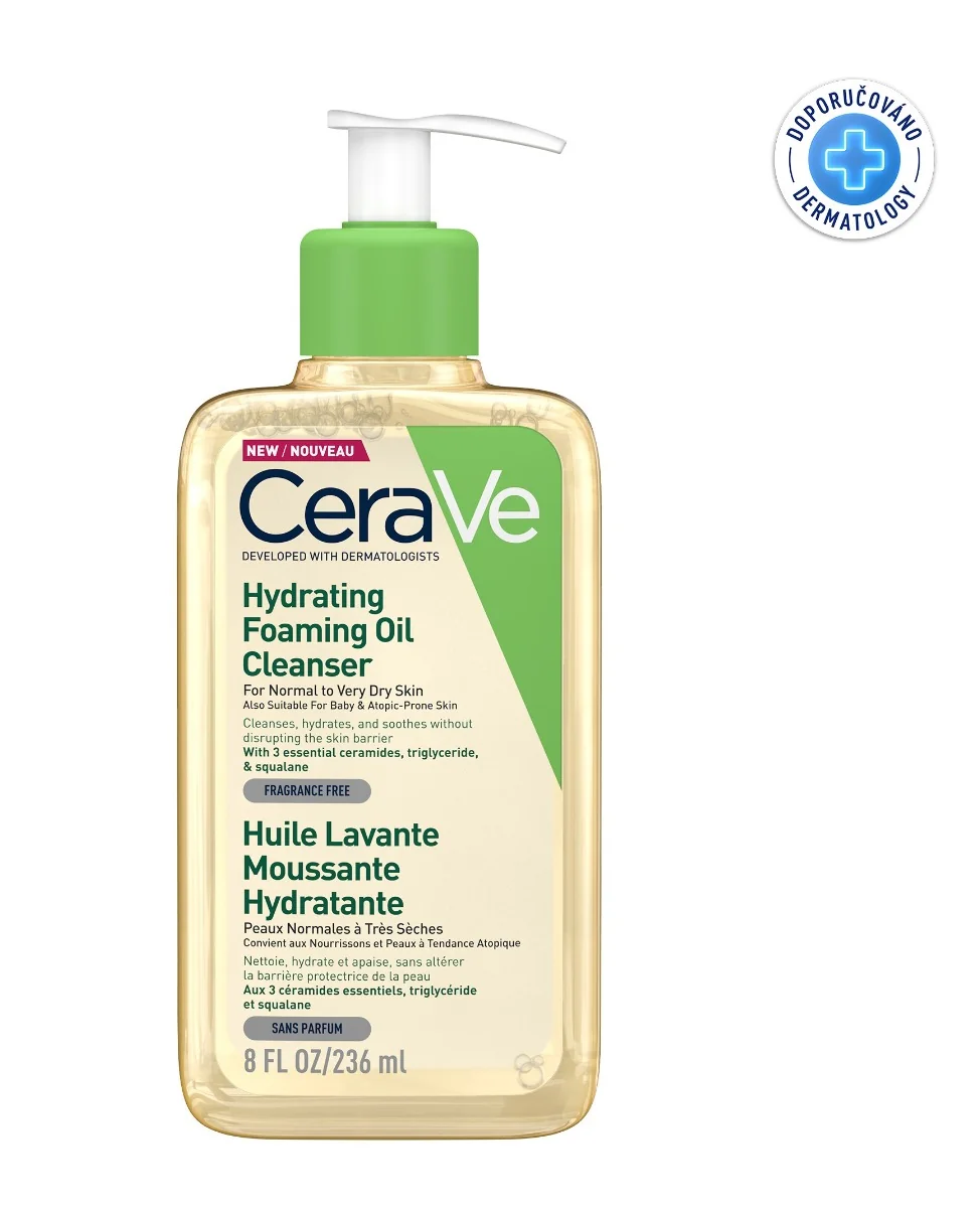 CeraVe Hydratační čisticí pěnící olej 236 ml