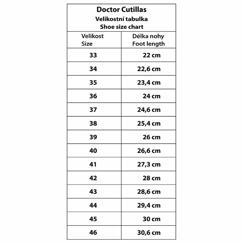 Doctor Cutillas Dámské polobotky 41617 černé, velikost: 41