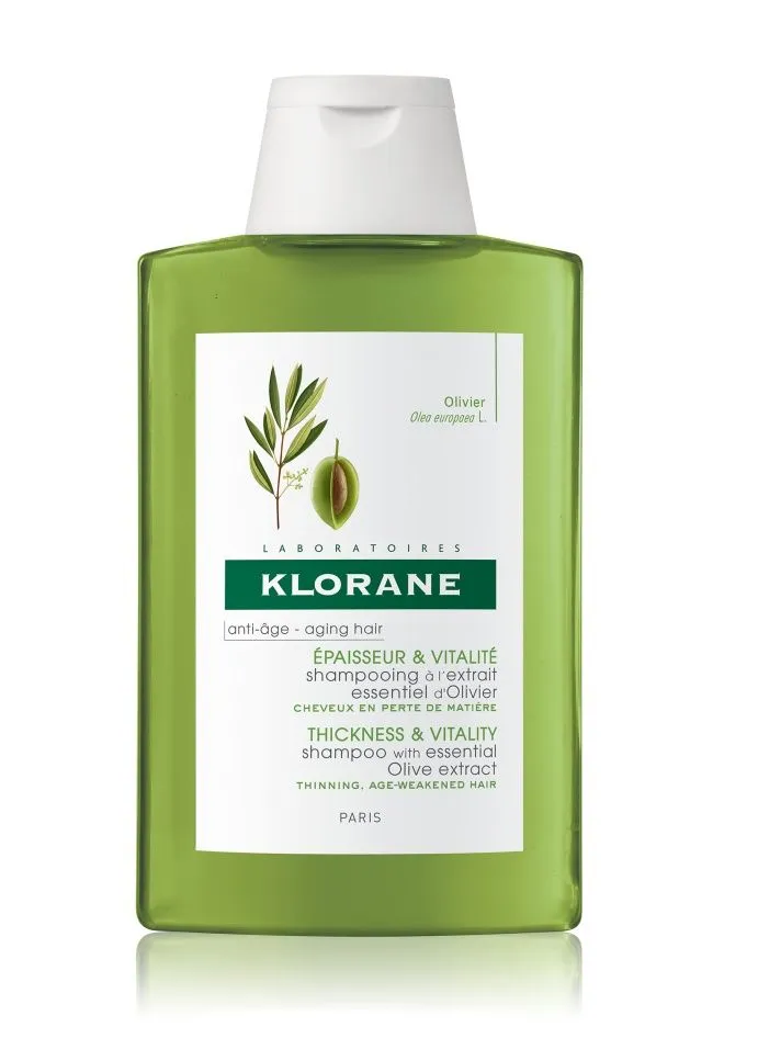 KLORANE Šampon s esenciálním výtažkem z oliv pro hustotu a vitalitu zralých vlasů 200 ml