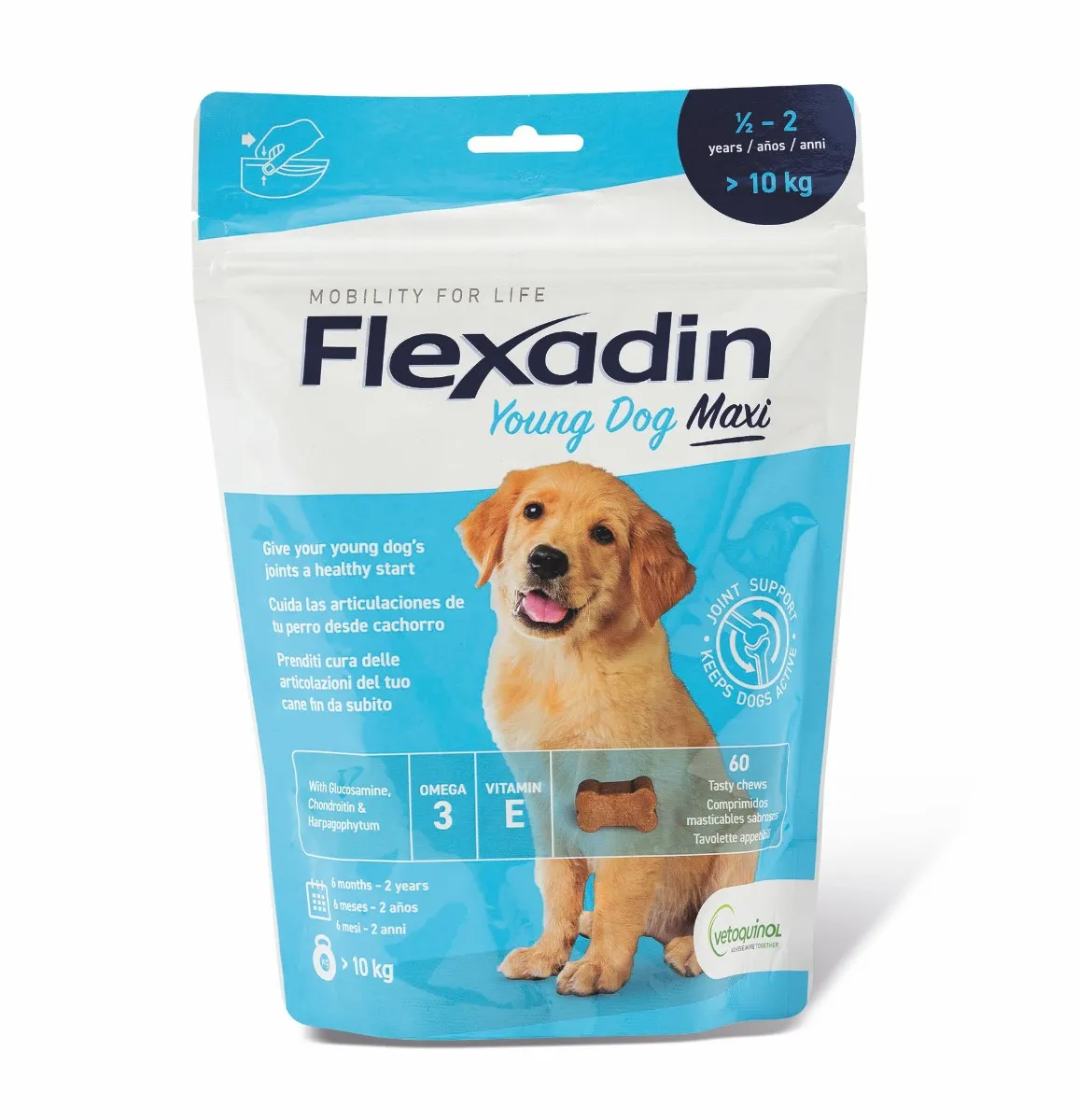 Flexadin Young Dog Maxi 60 tablet