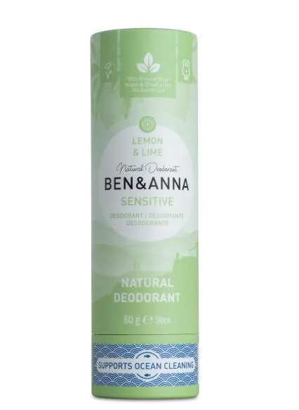 Ben & Anna Tuhý deodorant Sensitive BIO Citrón limeta 60 g