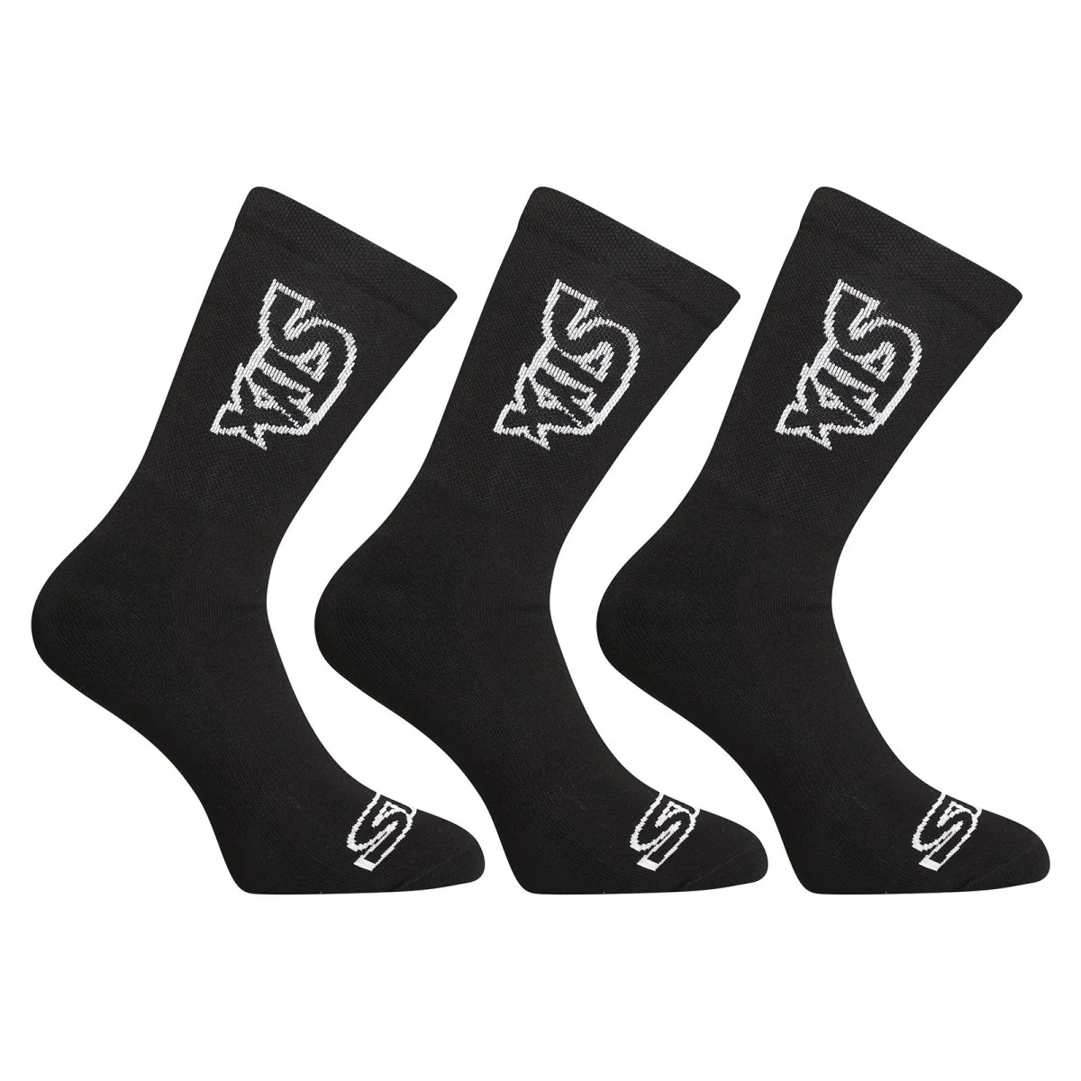 Styx 3PACK ponožky vysoké černé (3HV960) L 