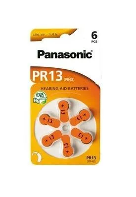 Panasonic PR 13 baterie do naslouchadel 6 ks