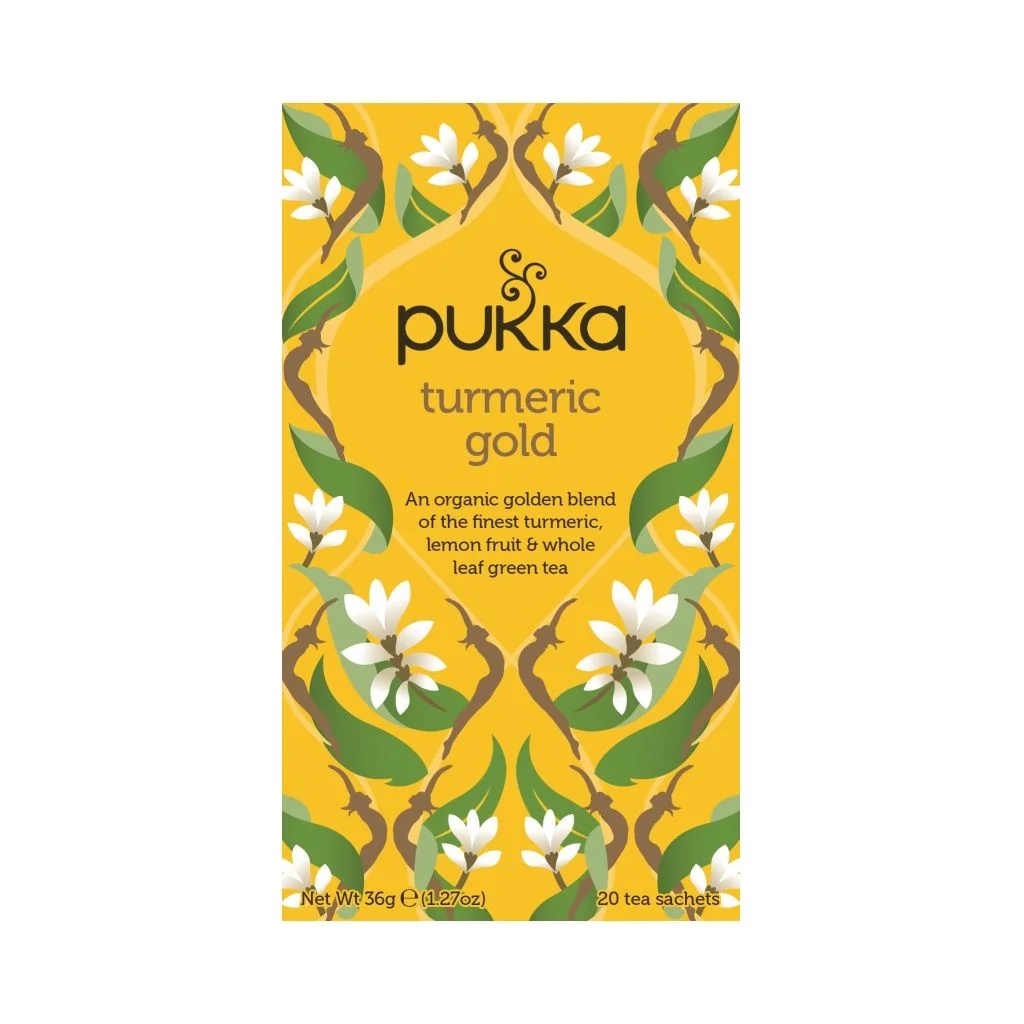 Pukka Turmeric Gold BIO porcovaný čaj 20x1,8 g