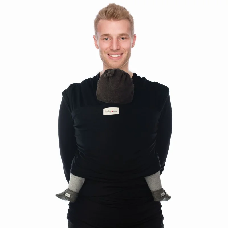 Babylonia nosítko TRICOT-SLEN ORGANIC Black