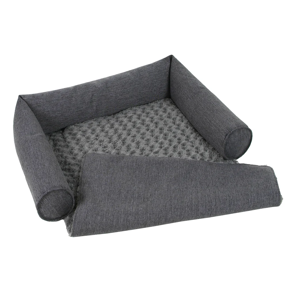 Akinu HUGS Pelech na sedačku pro psy tmavě šedý 80 x 55 cm