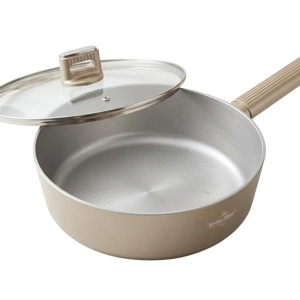 Swiss Haus Hluboká pánev se safírovým povrchem 24 cm zlatá