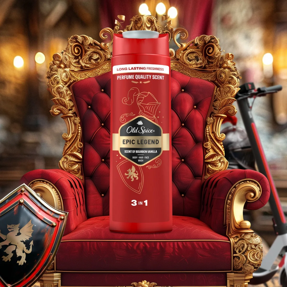 Old Spice Epic Legend Pánský sprchový gel 3v1 400 ml