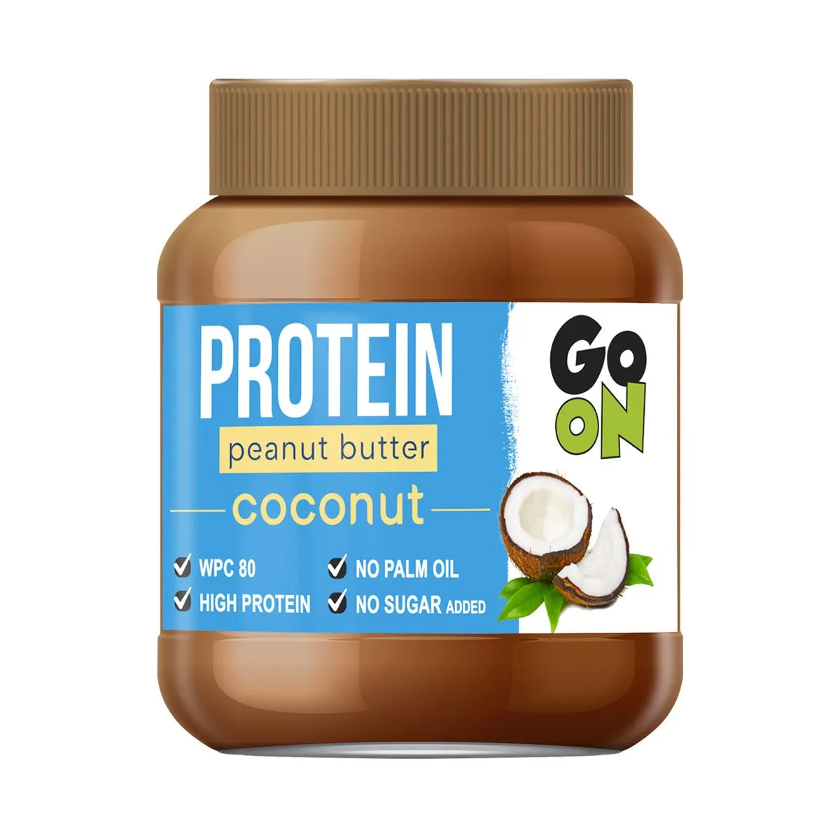 GO ON! Proteinový arašídový krém kokos 350 g
