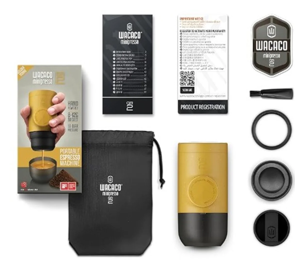 Wacaco Minipresso GR2 Golden Ochre