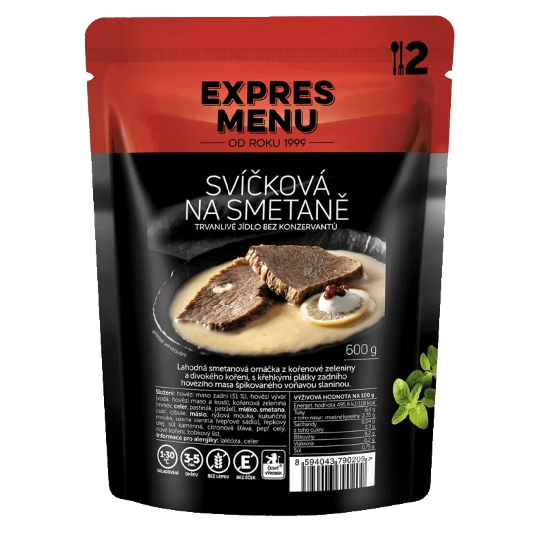 EXPRES MENU Svíčková na smetaně 600 g (1 porce)
