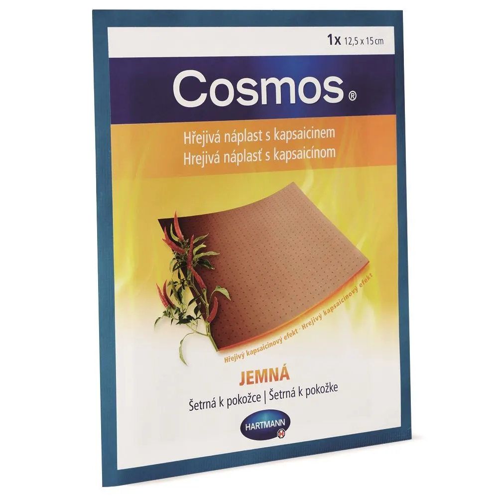 Cosmos Hřejivá náplast s kapsaicinem jemná 12,5x15 cm