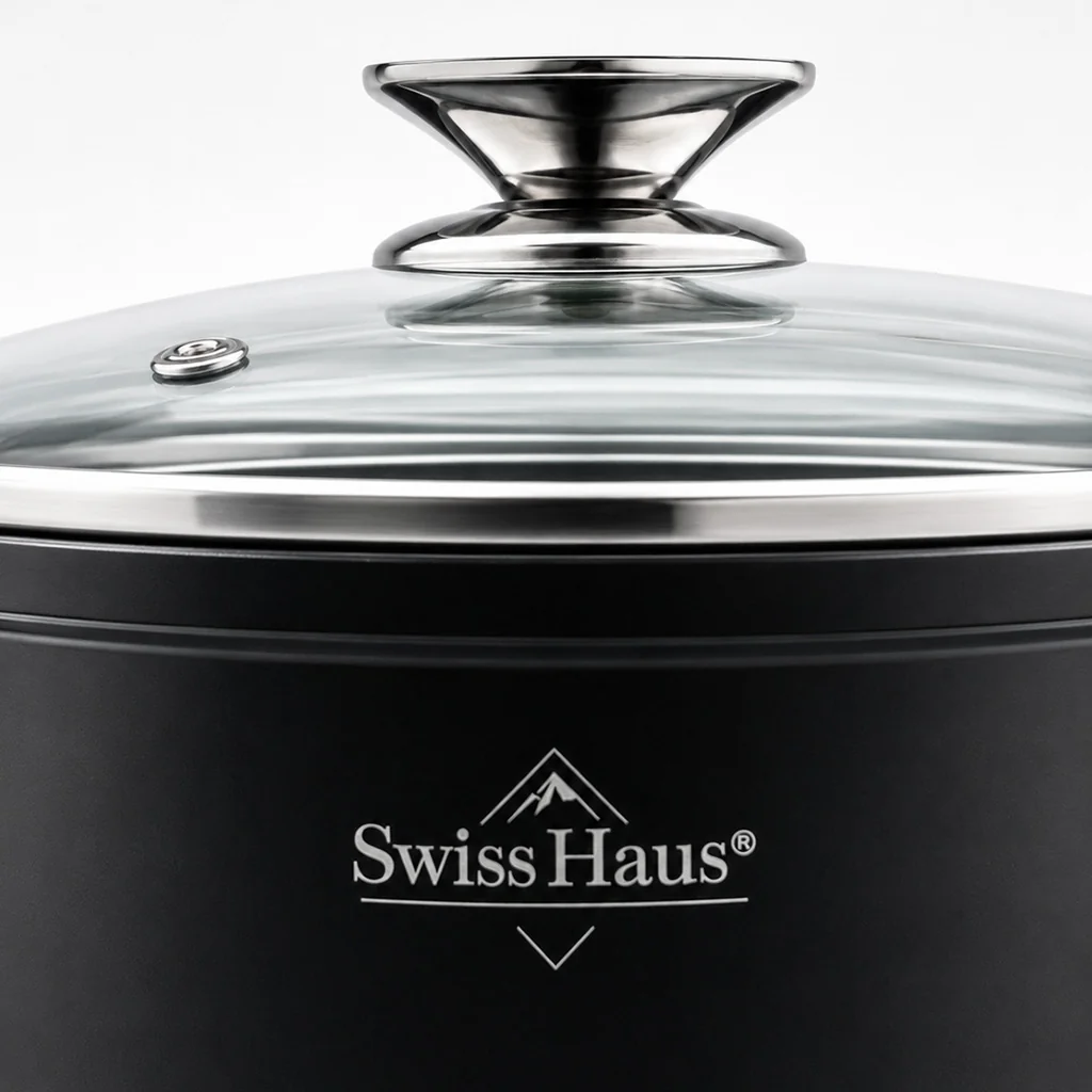 Swiss Haus Hluboký hrnec se safírovým povrchem 28 cm, 10,5 l