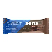 SENS Cvrččí proteinovka v tmavé čokoládě Čokoládový brownie