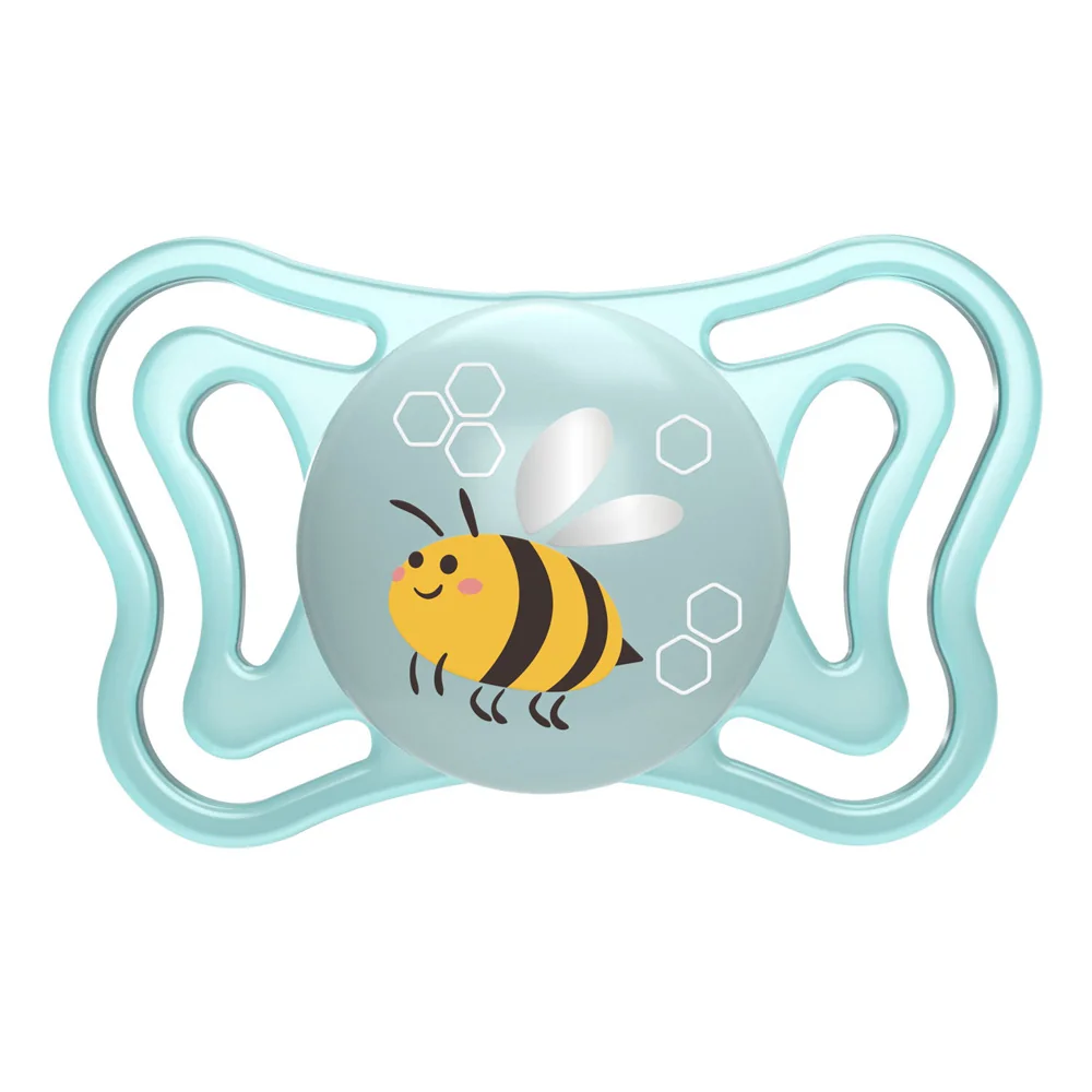 Chicco Dudlík Physio Light silikonový modrý 2–6 m 2 ks