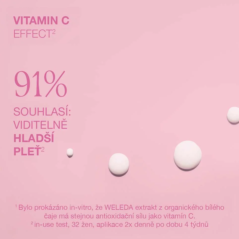 Weleda Rozjasňující oční krém Divoká růže a Bílý čaj BIO 12 ml