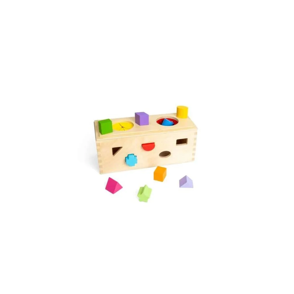 Bigjigs Toys Vkládání Tajemná krabička 11 ks