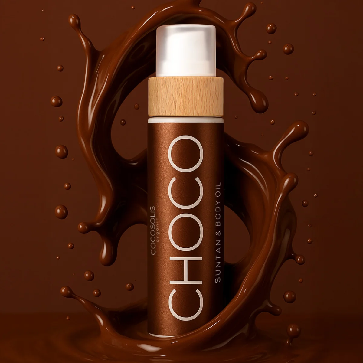 COCOSOLIS Suntan Choco opalovací olej bez SPF 110 ml