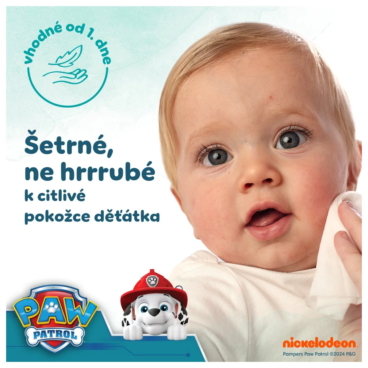 Pampers Harmonie Aqua vlhčené ubrousky 15x48 ks